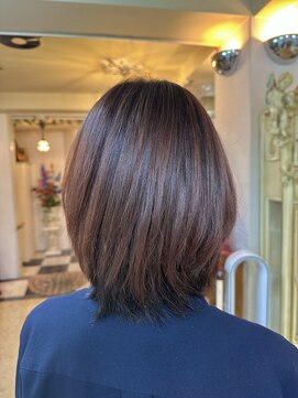 アルファ インタラクティブ エム フラワー(ALUFA interactive.M Flower) 20代30代40代髪質改善カラーナチュラルボブ透明感小顔