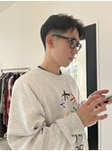 刈り上げセンターパート