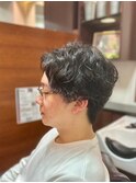 ツイスパ/メンズパーマ/束感/ツーブロック/理容室