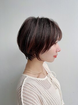 トルネード(TORNADO) 大人ショートボブ前髪ありひし形丸みくびれ丸顔絶壁K20250215