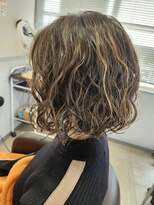 オッジ ヘアー 深谷店(Oggi Hair)&nbsp;ハイライトボブパーマ  3月