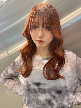 エイム(AiM) レイヤーカット×オレンジカラー