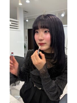 ヴィア(Via) 10代20代30代/ディープパープル/ラベンダーカラー/髪質改善