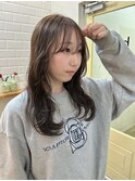 【haif】レイヤーロング オリーブベージュ レイヤーカット
