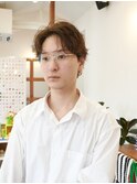メンズ /マッシュ/パーマ/ ニュアンスパーマ/ 韓国マッシュ