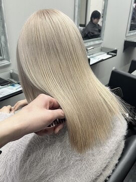 コト 福井大和田店(coto) 福井　大和田　ハイトーンカラー　ホワイトベージュ　ブリーチ