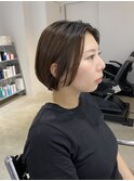 丸みショートボブ