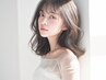 【期間限定】カット＋透明感カラー+2stepトリートメント/11700→8900