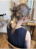 お呼ばれヘアセット/岡山ヘアセット/十日市/大元/岡南参列に