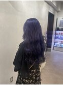 ブルーラベンダー　ブリーチカラー　10/24