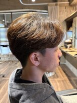 メンズココ メンズパーマ 韓国ヘア 日本橋店(MENS COCO)&nbsp;ニュアンスパーマ センターパート