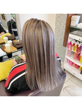 ノット 成田公津の杜(Knot) ダークアッシュ/ミディアムレイヤーカット/成田公津の杜駅