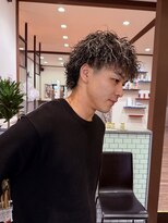ラパンセブランメンズ 蟹江(LA PENSEE BRUN MEN'S)&nbsp;[LAPENSEE_inagaki] 波巻きハイライト