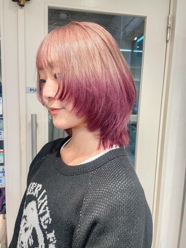 テトラ バイ ネオリーブ 横浜西口店(tetra by neolive) ツートーンカラーデザインカラーレイヤーミディアムN