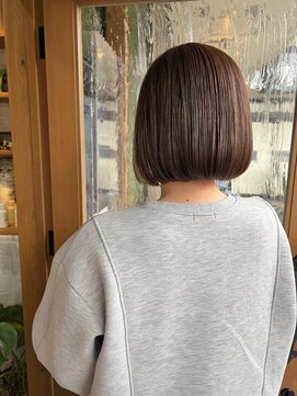 マーブル ヘアー(marble hair) コンパクトボブ透明感カラー
