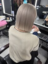 ヘアーラボ 樟葉(Hair Labo) 南楠葉/透明感ミルクティーボブ