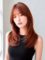 ルービック 高槻(Rubik's) 韓国風レイヤーカットで小顔見せセミロング