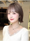 ナチュラルショート/ショートボブ/顔周り/30代40代50代