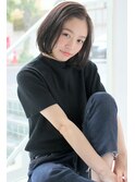 【Ｕｎａｍｉ】ナチュラル小顔大人ボブ島田梨沙