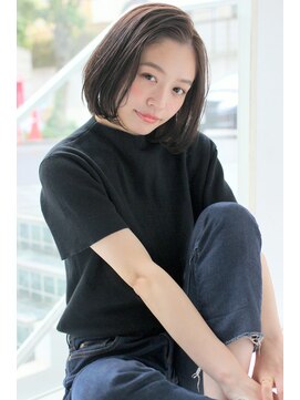 アンアミ オモテサンドウ(Un ami omotesando) 【Ｕｎａｍｉ】ナチュラル小顔大人ボブ島田梨沙