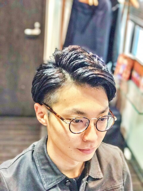 メンズパーマ・オールドバーバースタイル・Hommehair2nd櫻井