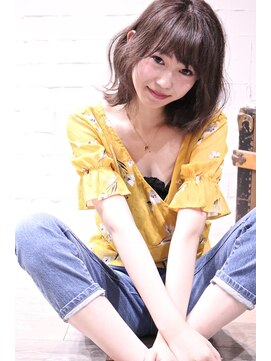 ホラン(HoLan) 【HoLan】シアーグレージュxラフカールx簡単スタイリング♪