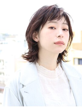 ゼンコー キチジョウジ シェール(ZENKO KICHIJOJI chere) 【ZENKO吉祥寺chere高橋みちる】ジグザクバングなウルフレイヤー