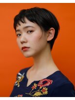 ニコヘアー(niko hair) 耳掛けで大人可愛いショートスタイル▼LINEID@vey3047y