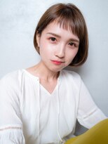 アガタヘアー(AGATA hair) フェザーバング大人可愛いショートボブ