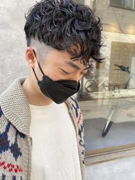 ニア 清澄白河(nir) 〈清澄白河 半個室〉メンズヘア/刈り上げパーマ