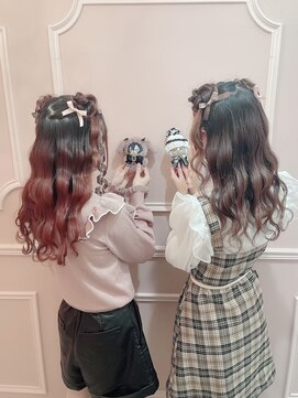 グルーヴ グルーヴ フェエリー(groove groove feerie) 【ヘアセット】バレンタインくまさんヘア♪