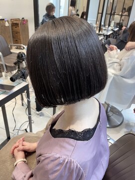 ネオリーブギンザ 銀座店(Neolive GINZA) まとまるボブでナチュラルヘア
