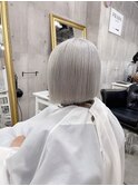 【MIRAC町田店河原崎】ショートホワイトグレージュ