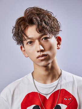 ゴールド 京都(GOALD) スパイラルセンターパートショート　ツイスパ波打ちスパイラル