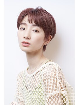 ピークアブー アヴェダ アトレ恵比寿(PEEK-A-BOO AVEDA) ピンクカラー×ショートヘア