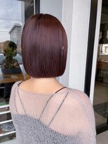 ナンバー(number+)&nbsp;20代30代ピンクカラーボブ