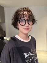 ナループロアツム(Nalu pu loa Tsum)&nbsp;ショートパーマ/ウェットパーマ/赤髪パーマ/前髪うねうねパーマ