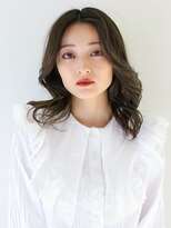 ヘアサロン ガリカ 表参道(hair salon Gallica)&nbsp;【Gallica】ブリーチなしダブルカラー/オリーブベージュ/透明感