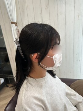 フィッティ 横須賀中央店(fiti) 結んでも下ろしても可愛い顔まわり【韓国ヘア　レイヤーカット】