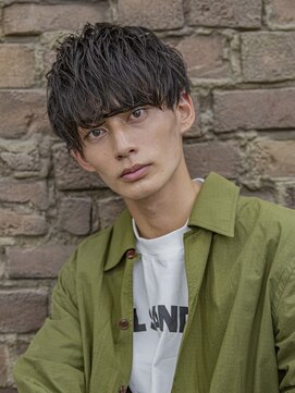 アイヴィ 表参道(IVY) 小久保Style☆波巻きハイライト束感ツーブロックマッシュパーマ