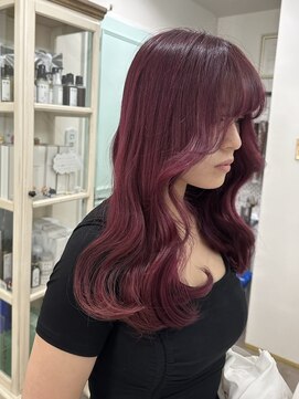 ハチ(HACHI) ぶりーちありだからこそできる！チェリーレッド♪