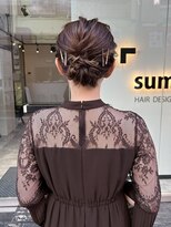 スミ(sumi)&nbsp;ゆるふわアップ/結婚式お呼ばれ
