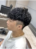 新潟ツイストスパイラル　新潟メンズパーマ　マッシュパーマ