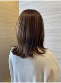 小顔効果ミディアムスタイル