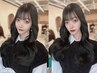 韓国風小顔カット＋フルカラー＋選べるトリートメント相談　￥8480～【新宿】