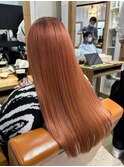 ブリーチ毛にハリウッドケラチントリートメント［池袋/髪質改善]