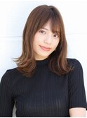 デザインカラー/前髪/オージュア/髪質改善/白髪染め/カラー/中山