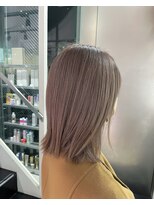 シェリ ヘアデザイン(CHERIE hair design)&nbsp;福岡 ブリーチ ベージュ グレージュ ダブルカラー ハイライト