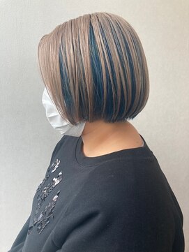 フェイバリットビューティシャルム(Favorite Beauty Charme) デザインカラー×ボブ×インナーカラー×ハイトーンカラー