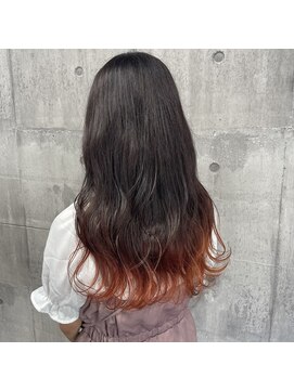 オグジュアリー 表参道(aux.) 【ayame】グラデーションオレンジ （表参道/青山）